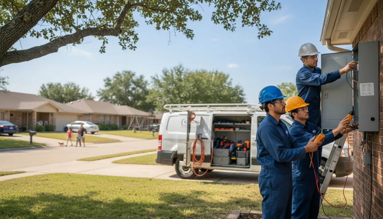 Certified electrician providing emergency electrical services in Fairdealing, MO